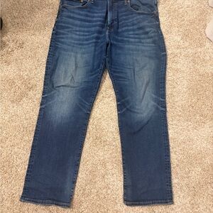 American Eagle Outfitters Men's Blue Straight Jeans